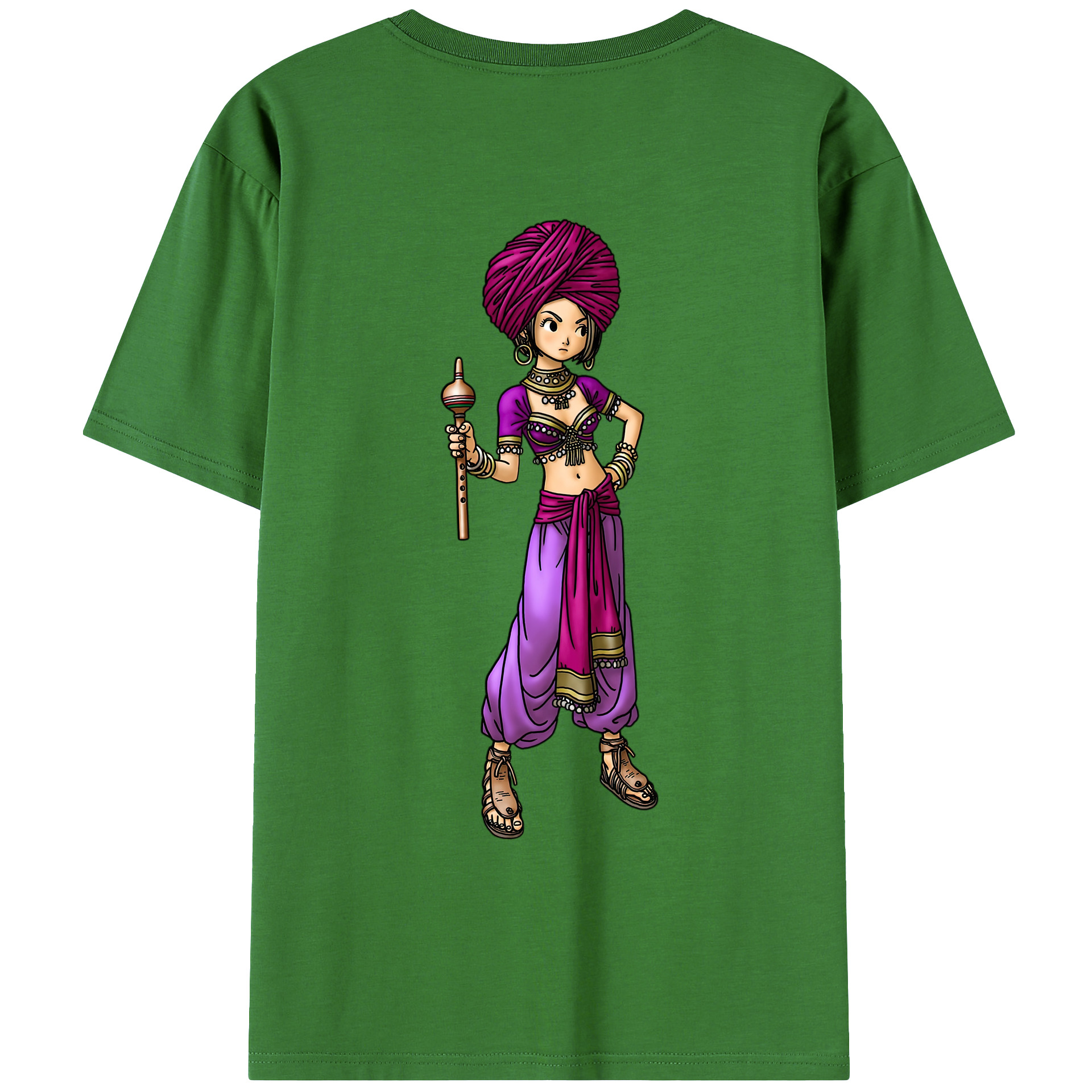 （画像用） ドラゴンクエスト Doragon Kuesuto Dragon Quest レディース半袖Tシャツ(バックプリント)